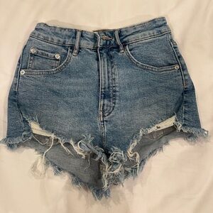ZARA Cutoff Jean Shorts